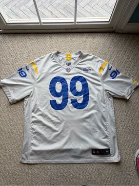 Los Angeles Rams Aaron Donald "Bone" alternate game jersey. Size XXL.
